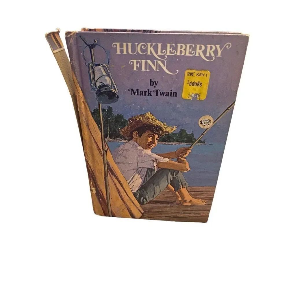 Huckleberry Finn by Mark Twain Hardcover Book